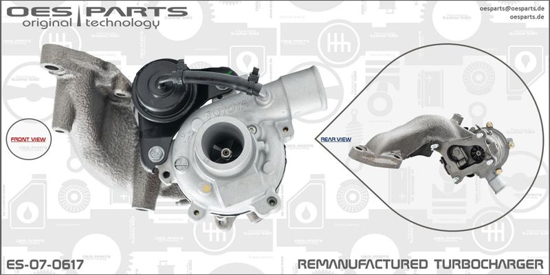 OES PARTS Компрессор, наддув ES-07-0617